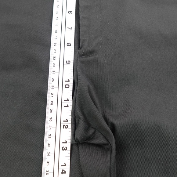 Haggar Dress Pants 38x32 Black Classic Fit No Iron Mid Rise Stretch Corporate - Picture 9 of 12